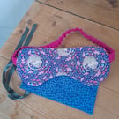 Handmade Cotton Sleep Mask with Cotton Bag