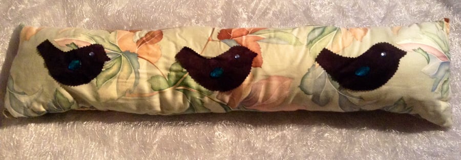 Decorative door draft excluder