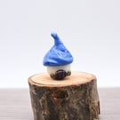 small glass toadstool fairy house gift