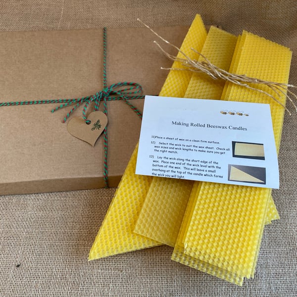 Rolled Beeswax Candle Kit