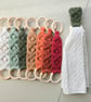 Macrame Tea Towel Holder, Boho Kitchen accessories  - Image 8