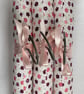 Cream & Pink Floral Padded Clothes Hangers x3 - Image 3