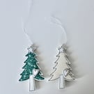 'Two Little Trees' - Hanging Decoration
