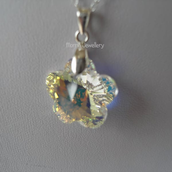 Crystal Flower Pendant