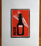 Beer Linocut - Image 3