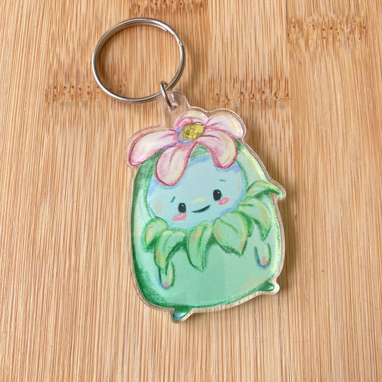 Woodland Spirit, printed acrylic keyring 