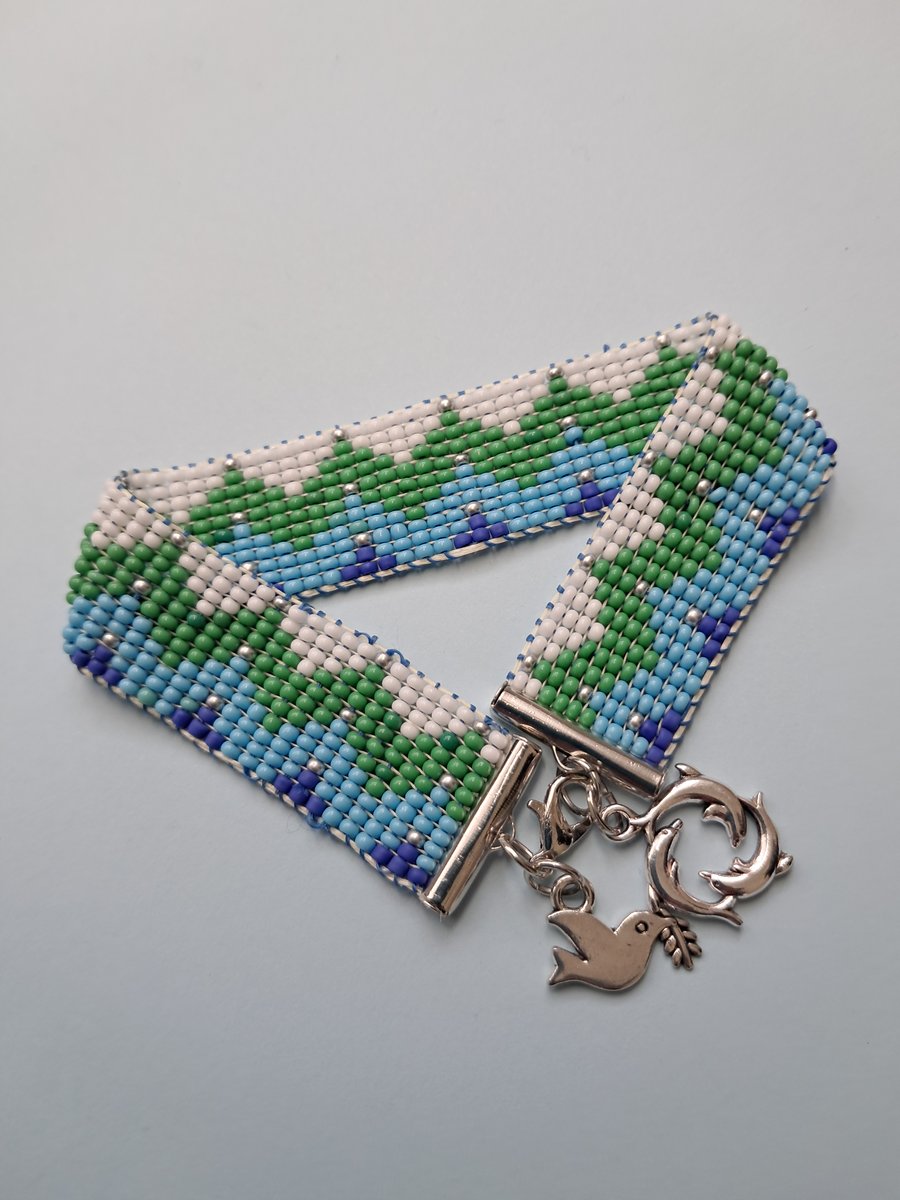 Beadloom seedbead bracelets