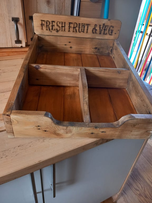 rustic fruit & veg storage tray