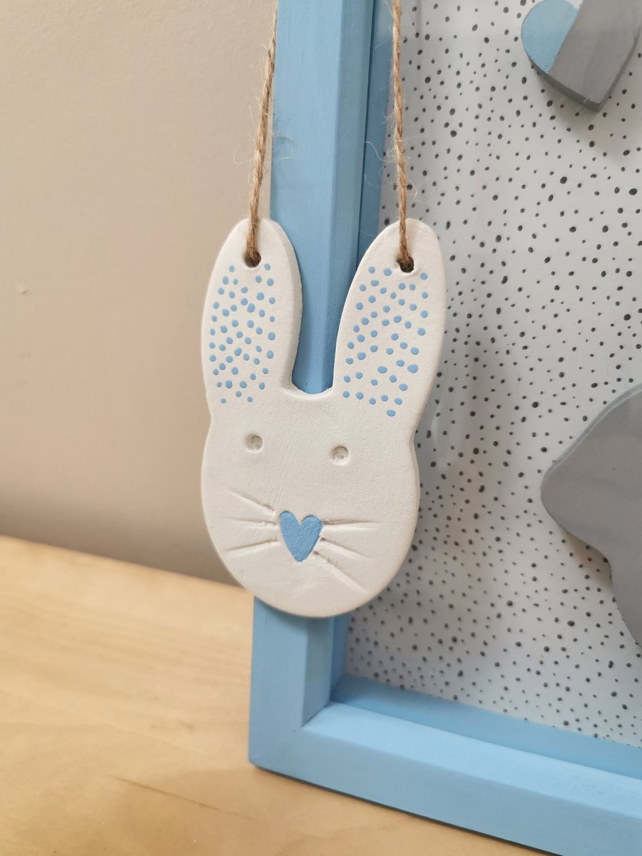 Bunny nursery decor, Bunny decoration, New baby gift