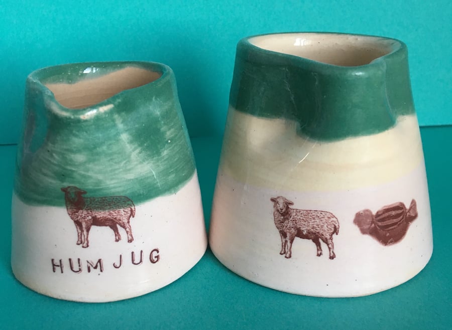 2x Bahh HumJUGS. Humbug. Sheep. Pourer. Bread sauce. Custard. Gravy.