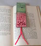 Poppies Bookmark - embroidered and painted . - Image 4