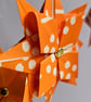 Two Origami Christmas Stars: Hanging Decorations (Orange) - Image 2