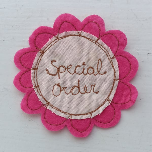 Special order for Sacha