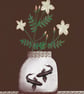 Jasmine, blank greetings card  - Image 1