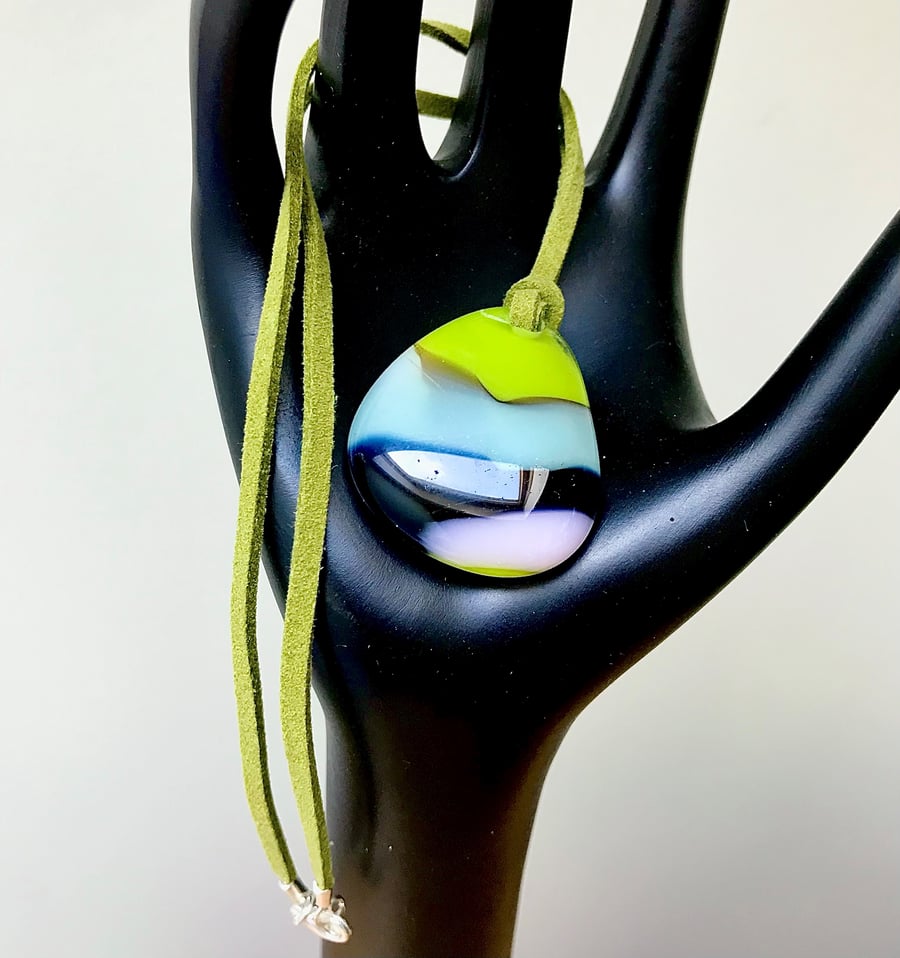 Stripe Glass Pendant 