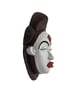 African Punu mask fridgemagnet, hand painted tribal art decor, Gabon West Africa - Image 2
