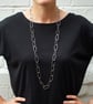 Statement Sterling Silver Handmade Chain Necklace - Image 3