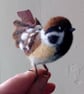 Needle felted sparrow - Image 2