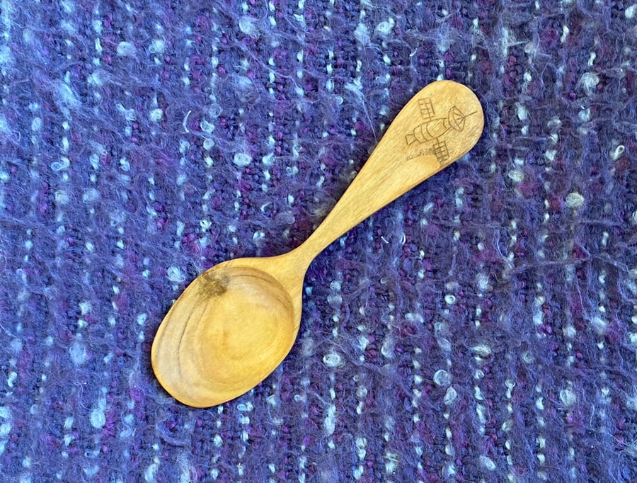 Cherry wood ‘Satellite’ Pocket Spoon