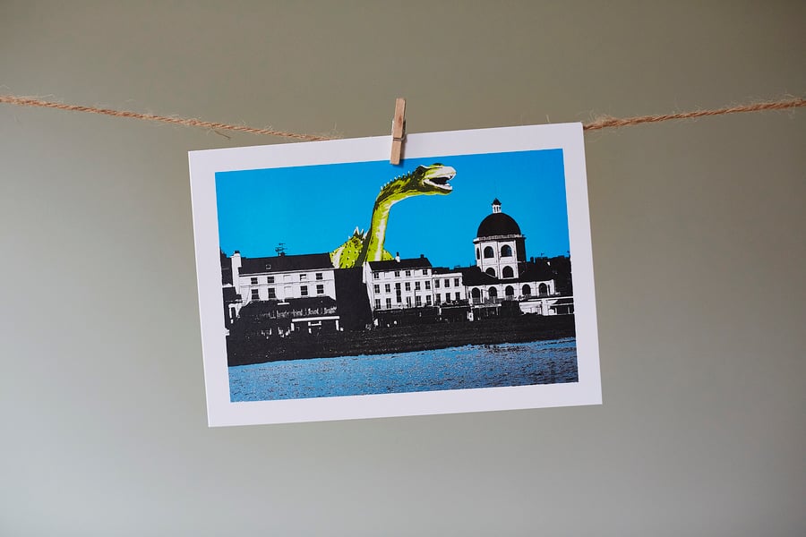 'Dippy and Dome' greetings card