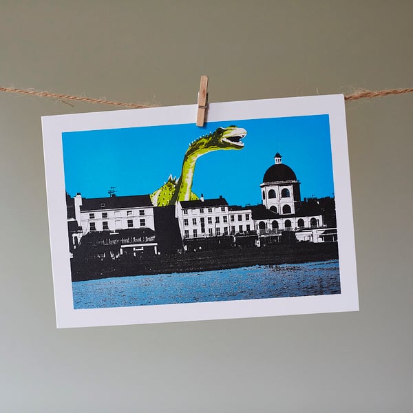 'Dippy and Dome' greetings card