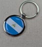 Nicaragua Flag Keyring - Nicaragua Flag Keychain