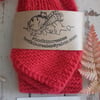 Bright berry bow scarf 