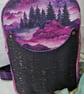 Sling Backpack in Water Resistant Canvas and Cork