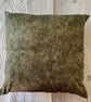 Christmas Patchwork Log Cabin Embroidered Cushion  - Image 3