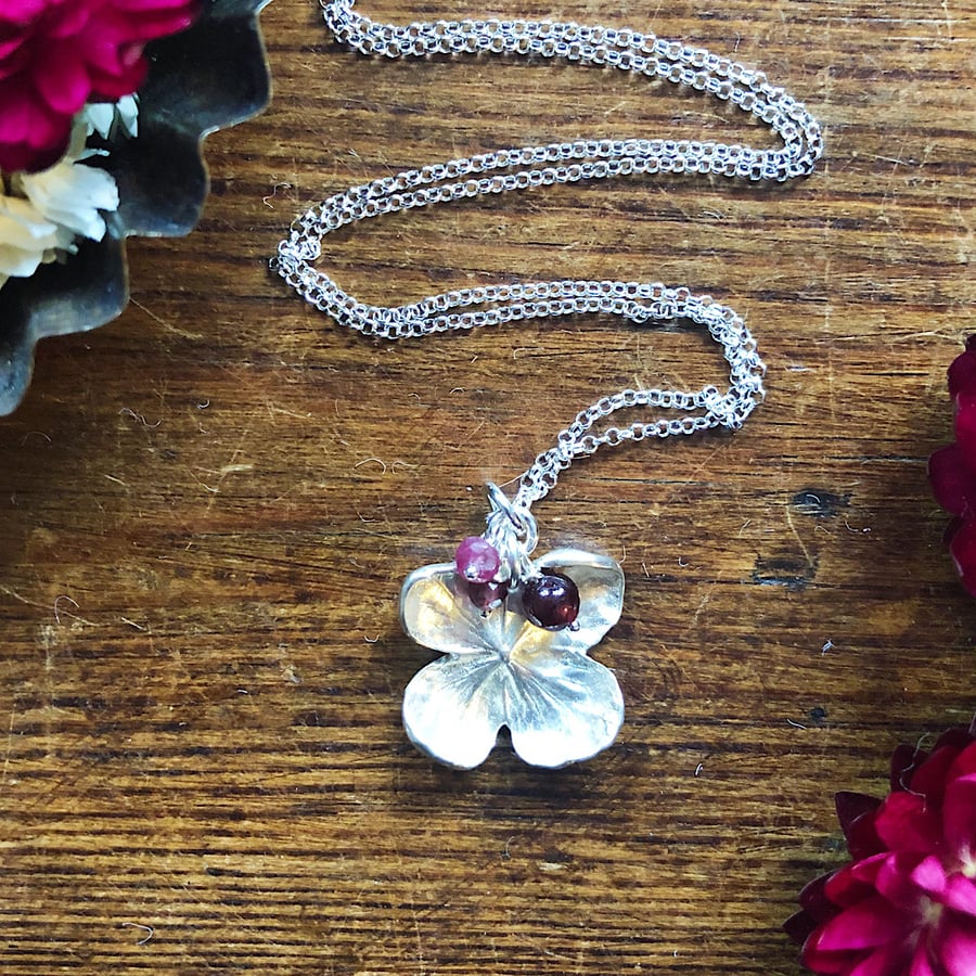 Garden lovers silver deals necklace