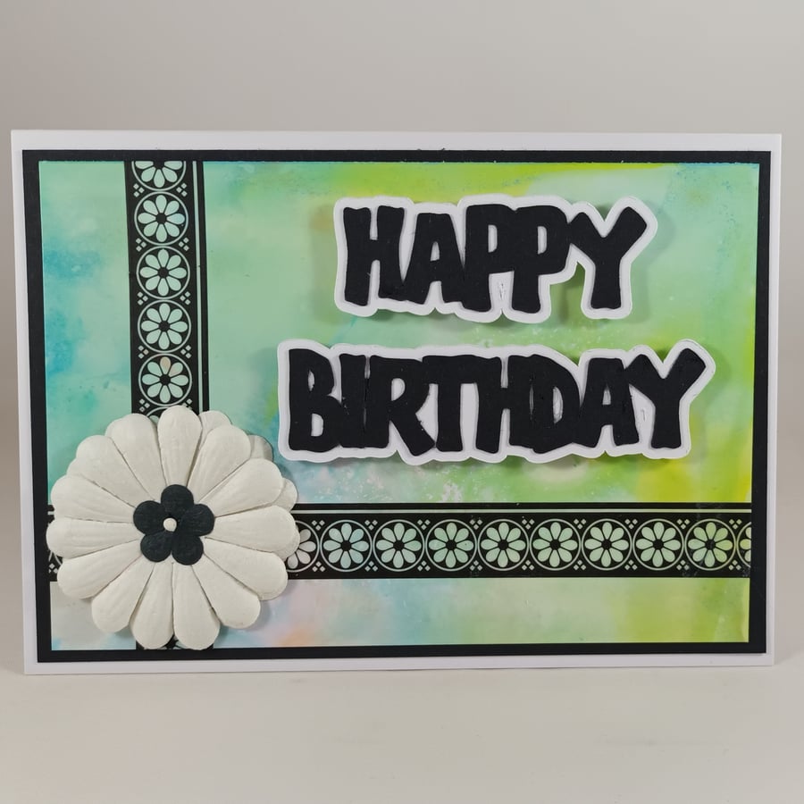 Handmade Happy Birthday card
