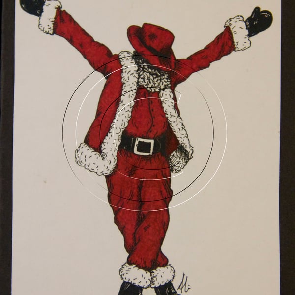 Christmas Card: Santa Jackson