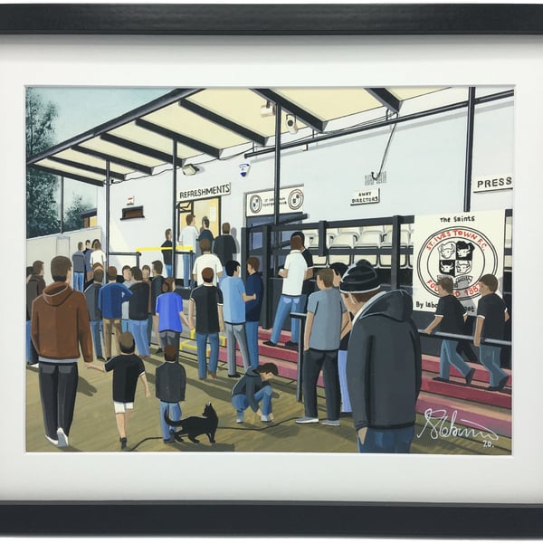 St Ives, Framed & Unframed Art Print Town Football FC, Westwood Rd Stadium Gift