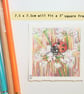 Ladybird original art miniature, insect drawing, artwork - Image 9