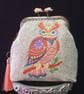 Flower Power Owl Coin Purse  - Image 1