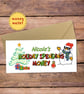 Christmas Holiday Spending Money Wallet Card - cash gift envelope