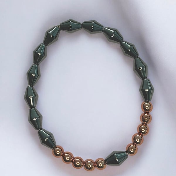 Mens stylish Hematite Bracelet