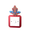 Superhero Crouching Character Light Switch Frame