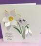 Mother's Day Card - Spring Flowers - Birthday Card -Easter Card - Thank you Card - Image 1