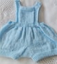 Baby's Romper and Jumper Set, Hand Knitted Baby Outfit, Baby Shower Gift - Image 5