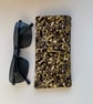 Nuts And Bolts Design Quilted Fabric Glasses Case