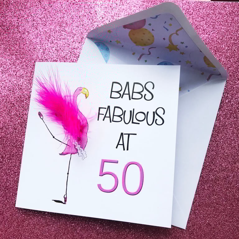 50th Birthday Card