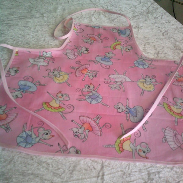 Ballerina Mice Baby Apron