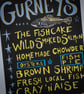 Gurney's fishmonger blackboard print A3 - Image 2