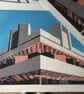 National Theatre Linocut - Image 5