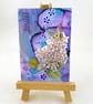 Mixed media ACEO, butterfly smile  - Image 2