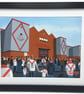 Airdrieonians. Framed & Unframed Art Print. Football Club FC, Stadium Gift - Image 1
