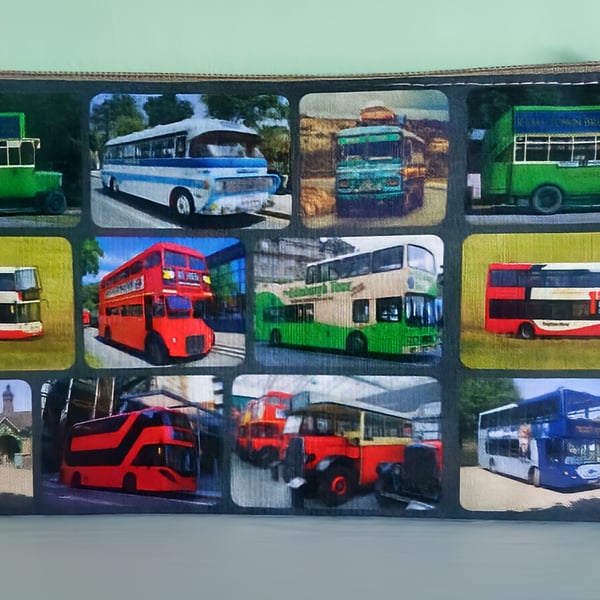 Buses Pencil Case Small Bag