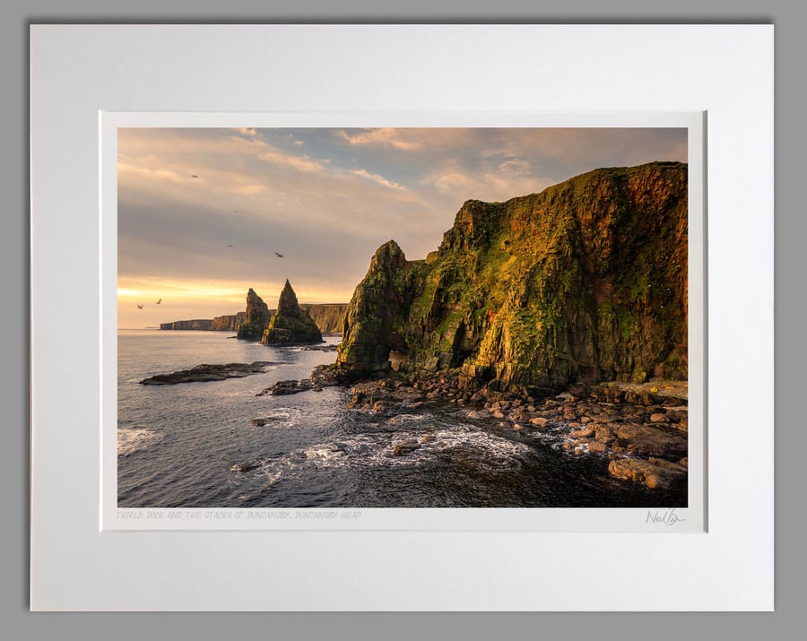 Stacks of Duncansby Caithness Scotland - A3 (50x40cm) Unframed Print
