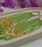 Summer Shimmer Beaded Tassel Earrings - Image 2